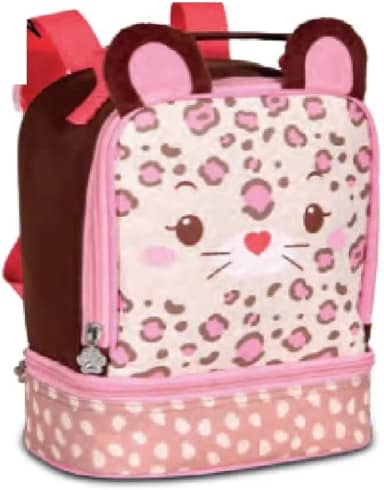 Lancheira Termica Pets Gatinha Rosa 9" - Clio Style