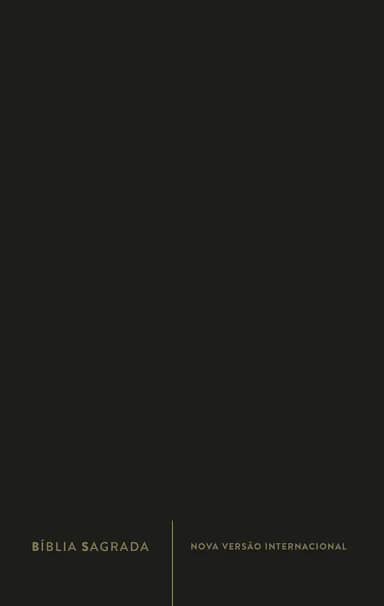 Bíblia Sagrada Slim NVI, Luxo, Capa Preta