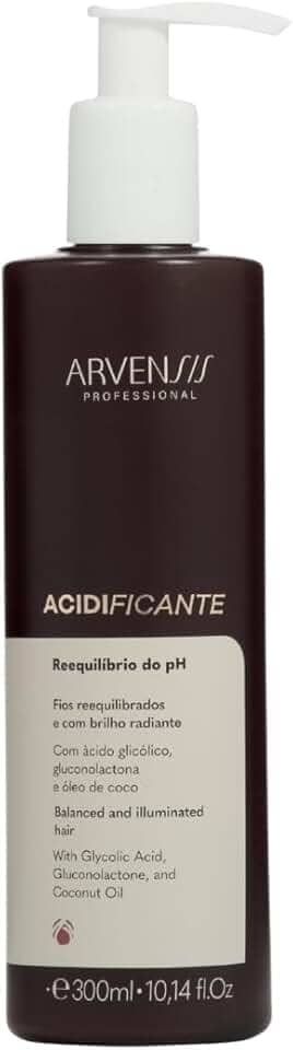 Acidificante Cachos Naturais Arvensis 300ml Reequilíbrio do pH Brilho Fortalecimento Reconstrução