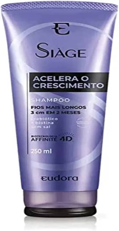 SIAGE SHAMPOO ACELERA O CRESCIMENTO 250ml RPCK, Eudora Siàge