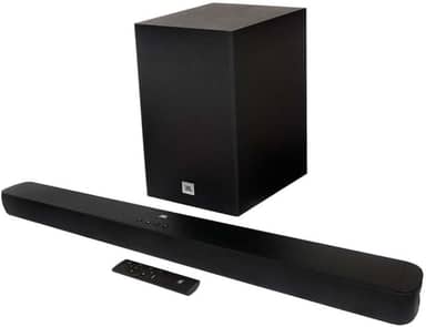 JBL, Soundbar, Cinema SB180, 2.1 Canais, Bluetooth, Subwoofer Sem Fio de 6,5" - Preto