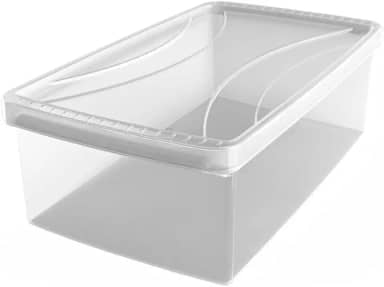 Caixa De Sapatos Transparente EmpilháVel, Com Tampa