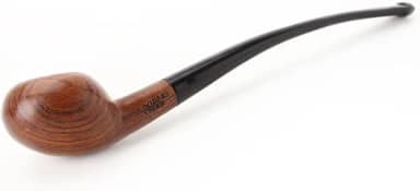 MUXIANG Churchwarden Cachimbo de tabaco de maçã, cachimbo de madeira, pera, cachimbo, madeira, longo, cabem filtros de 3 mm, 10 presentes, limpadores de cachimbo, filtro de tela, escova