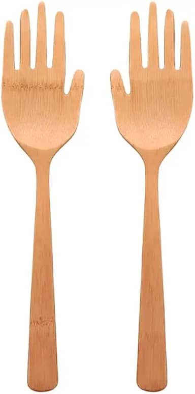 Oikos - Pegador de Salada de Bambu Mãozinhas