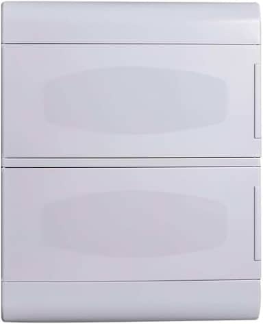 Quadro Embutir Ouro Box 24 Módulos Din Porta Opaca Steck Branco 24 Módulos