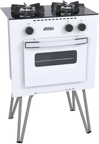 FOGAO A GAS MINI COOK 2 Q BRANCO GAS GLP