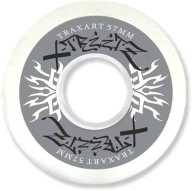 Jogo de Rodas Traxart Street - X-Treetz 57mm - Branco