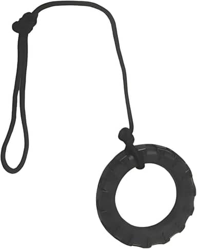 Pneu Maciço Preto c/Corda Un 2640 Cabo Guerra Pitbull