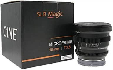 Lente cinematográfica SLR Magic 50 mm T1.2 grande abertura para câmera Sony E Mount