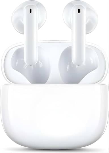 Fone De Ouvido Sem Fio, Bluetooth 5.4, Compatível Com Todo Celular, Cancelamento Ruído, Bateria Até 16 Horas de Uso, Microfone Para Chamadas, Controle Touch, Conecta no Notebook - Linha Premium