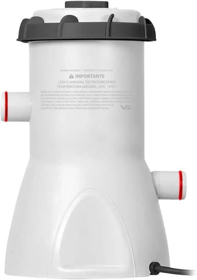 Bomba Filtrante 3.028 Litros/h com Cartucho para Piscina Inflável e Estrutural VG Plus 220v