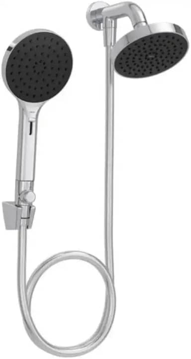 Chuveiro De Parede Redondo Com Desviador Deca Flex Cromado 126mm - Deca Metais