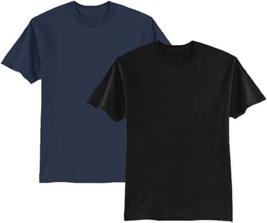 Kit 2 Camiseta Masculina Lisa Algodão Básica