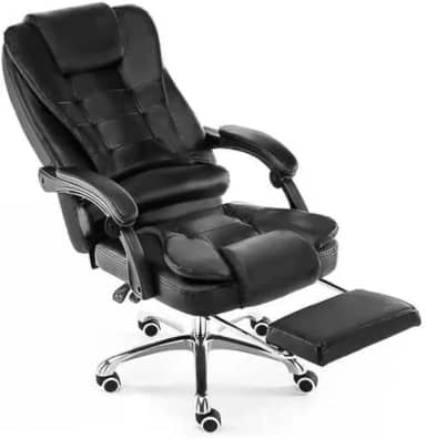 Cadeira Presidente Ergonômica Executiva com Apoio para Perna – Conforto Premium e Design Moderno