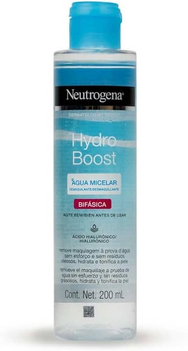 Neutrogena Água Micelar Bifásica Demaquilante Hydro Boost,200ml