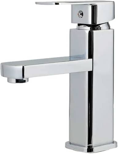 Pingoo.casa, Torneira Banheiro Misturador Monocomando Baixa Madeira - Cromado