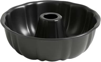 Forma Assadeira Redonda com Furo Central 24 cm – Antiaderente, Ideal para Bolo, Pudim e Sobremesas, Fácil de Limpar e Durável – Premium