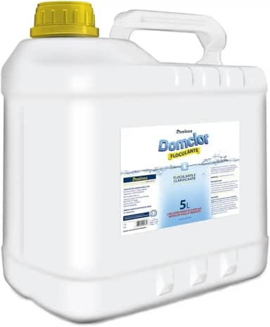 Floculante e Clarificante para limpeza de piscinas Domclor Frasco de 5l todo tipo de piscina