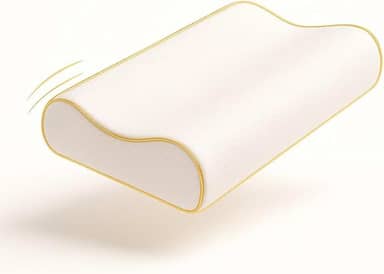 Travesseiro Ortopédico Cervical | Espuma Viscoelástica | Antialérgico, Ergonômico e Lavável | Alívio para Pescoço e Coluna | Espuma de Memória