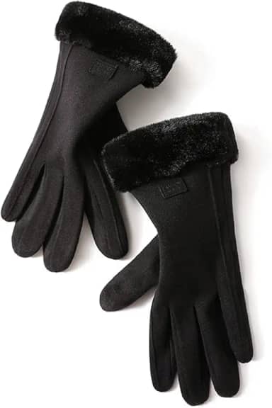 Luvas femininas para tela sens?vel ao toque, t?rmicas, neve, inverno, vento, dirigir, corrida, ciclismo