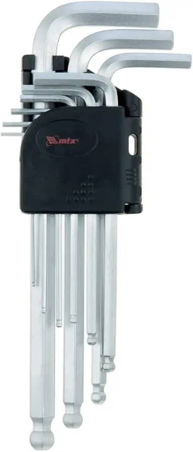 Mtx Jogo De Chave Allen Longa 1 5-10 Mm Crv 9 Peças