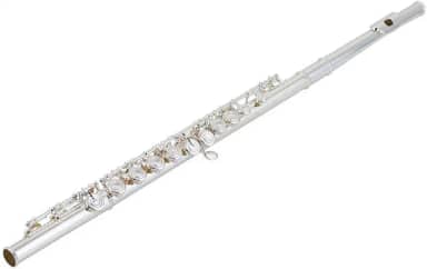 Flauta Transversal Estudante C YFL 222 Prateada com Case Yamaha