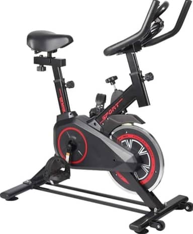 Bicicleta Ergométrica Bike Academia Spinning Silenciosa + Garrafa e Monitor Modelo Premium Pratito