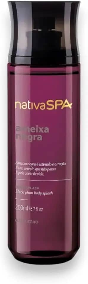 Body Splash Nativa Spa Ameixa Negra Desodorante Colônia200ml