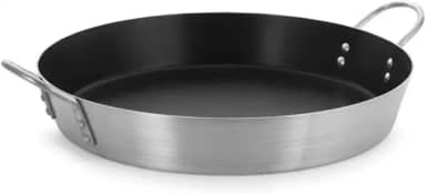 Frigideira Tacho Paella 30cm Antiaderente Teflon Hotel Wok