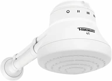 CHUVEIRO ELÉTRICO - DUCHA FAMINHO 4T BR 220V 6800W C/CANO 30CM - FAME