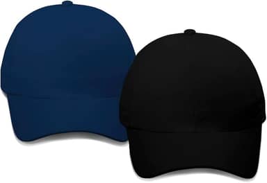 Kit 2 Bonés Liso Básico Resina Aba Curva Snapback Regulável