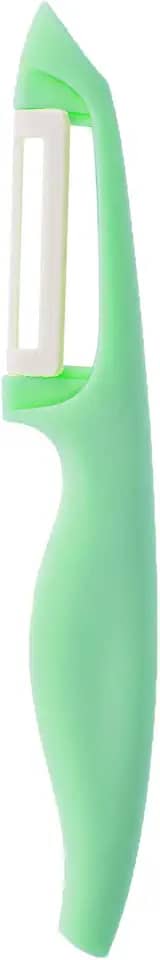 Descascador de lâmina de cerâmica com cabo de plástico, utensílio de cozinha para cozinhar alimentos - Descascador de pele de batata com lâmina de cerâmica - Descascador de faca de maçã giratório