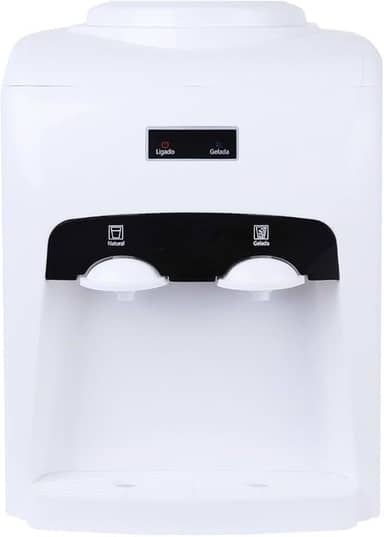 Bebedouro De Água Gelada Elétrico Eletronico 10l E 20l Bivolt Branco | 127/220V para galão