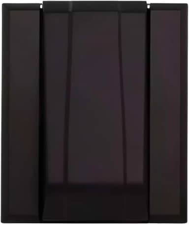 Acabamento para Válvula de Descarga Hydra/Docol Luxo em Metal Compatível com Deca, Hydra e Docol, Preto fosco Tampa Metálica