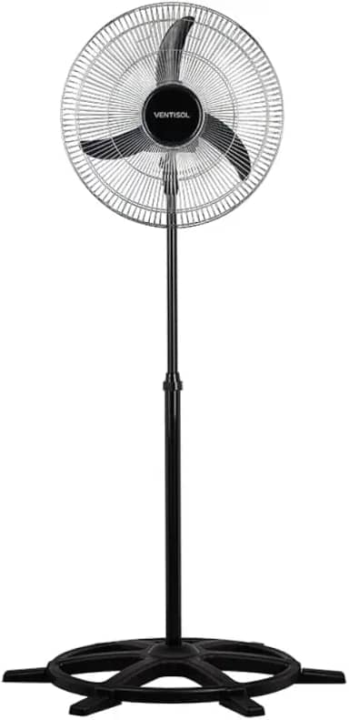 Ventisol Ventilador de Coluna Oscilante, Premium, Preto, 50cm, Bivolt