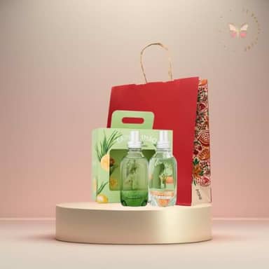 Kit Presente Capim-Limão & Mate Loccitane – Duo de Mini Colônias 30ml Cada, Fragrância Cítrica e Refrescante