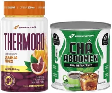 Combo Termogênico Thermoro + Chá Abdomen 140g – Queima de Gordura e Definição Corporal