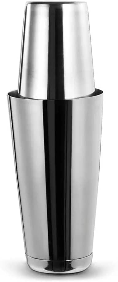 Mimo Style, Coqueteleira Boston Profissional em Inox com Dois Copos de 800 mL e 500 mL