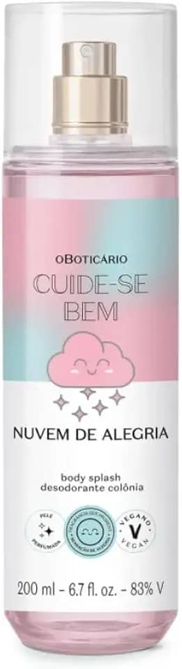 Body Splash Desodrante Colônia Cuide-se Bem Nuvem de Alegria 200ml