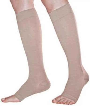 Sigvaris Meia 3/4 Panturrilha 972 Basic 20-30 Mm Bege Grande M2