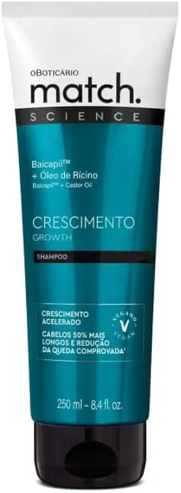 O BOTICARIO MATCH SCIENCE SHAMPOO CRESCIMENTO 250ml