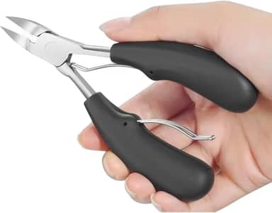 Alicate Cortador e Desencravador de Unha Pé Mão Dedão Aço Inox Profissional, Cort unha grossa