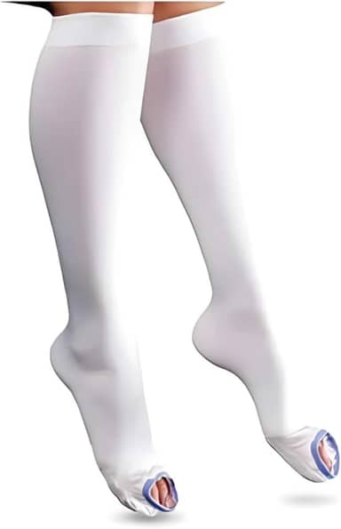 Meia de compressão antitrombo 18mmHg 3/4 venosan Tamanho:M