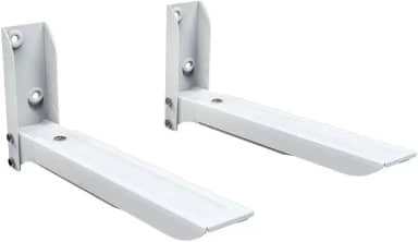 Suporte de Parede Para Fornos e Micro-ondas em Aço Carbono, Comprimento Ajustável, Design Slim e Instalação Prática, Branco, MW05WH, ELG