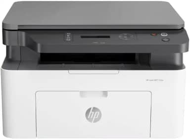 Impressora Multifuncional HP Laser MFP 135w 220v. Tecnologia de Impressão Laser Wi-Fi. Funções: Imprimir, Copiar, Digitalizar. Cor ‎Branca/Preta (4ZB83A#AC8)