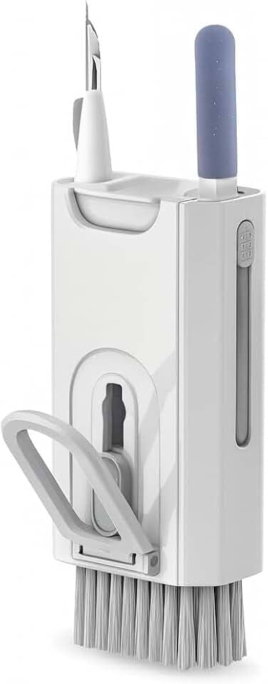 Kit Escova de Limpeza 8 em 1 – Para Teclado, Fone de Ouvido, Tela, Notebook, Celular, Spray e Removedor, Premium