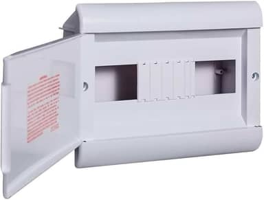 Quadro Embutir Ouro Box 12 Módulos Din Porta Opaca Steck Branco 12 Módulos