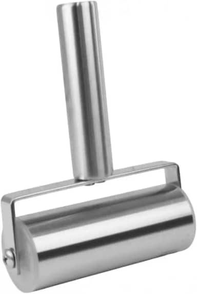 Rolo Massa Metal Antiaderente Cilíndrico 18cm Cozinha Profissional Doméstica Premium