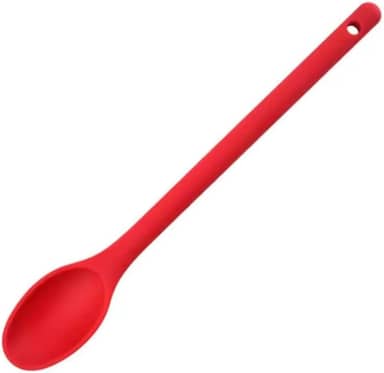 Colher Multiuso de Plástico 30cm Resistente para Cozinha, Cores Sortidas Conforme Estoque Disponível