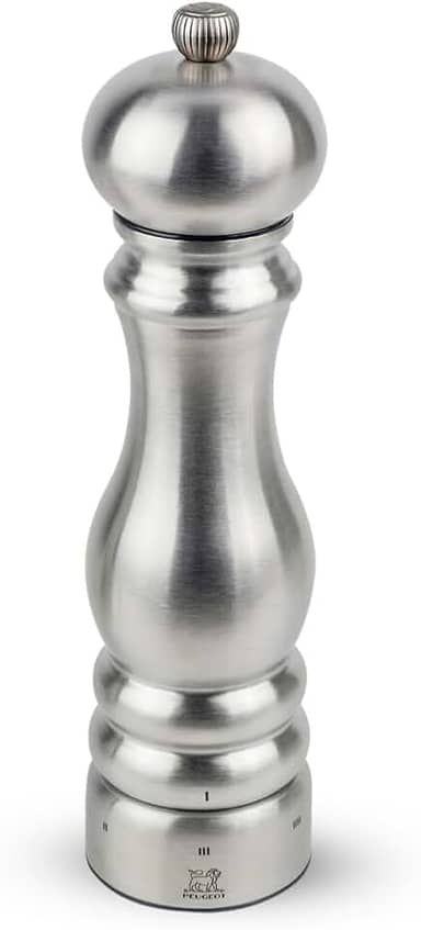 Peugeot - Moedor de pimenta manual Paris Chef u'Select - Moedor ajustável - Aço inoxidável
